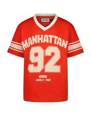 T-shirtjurk rood
