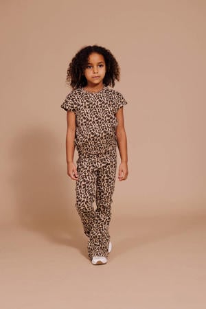 regular flared broek bruin