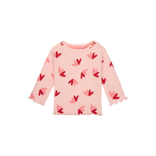 Noppies baby longsleeve roze Meisjes Katoen Ronde hals All over print - maat 92 afbeelding