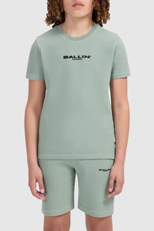 T-shirt grijsgroen