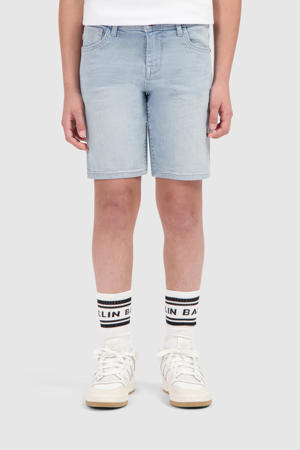 denim short light blue denim