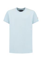 thumbnail: Lichtblauwe jongens Ballin T-shirt van katoen met backprint, korte mouwen en ronde hals