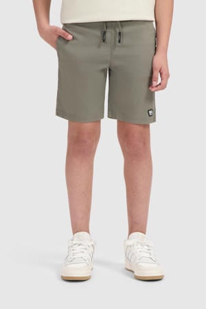 casual short olijfgroen
