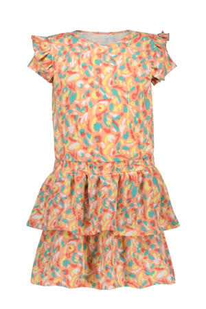 midi jurk oranje