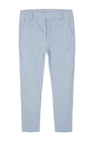 slim casual broek lichtblauw