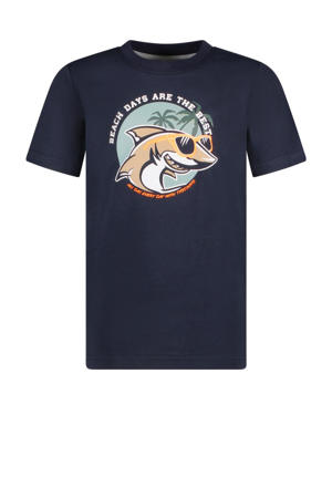 T-shirt donkerblauw