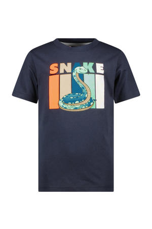 T-shirt donkerblauw