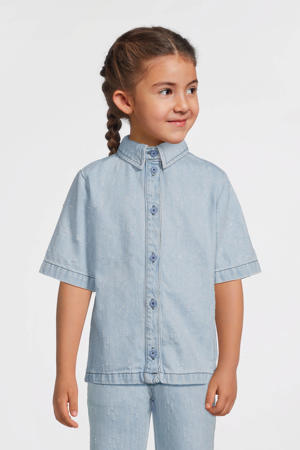 overhemd light blue denim