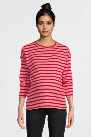 zwangerschaps longsleeve roze
