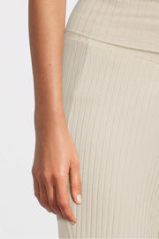 thumbnail: MAMALICIOUS high waist zwangerschaps flared broek ecru