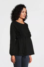 thumbnail: MAMALICIOUS zwangerschaps top zwart broderie