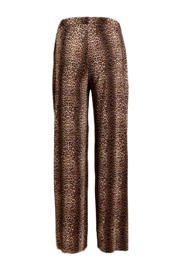 thumbnail: MAMALICIOUS wide leg regular waist zwangerschaps casual broek bruin