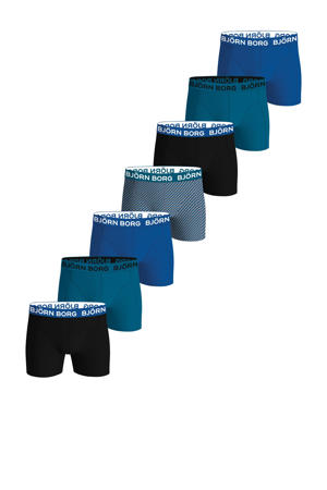   boxershort - set van 7 blauw/zwart