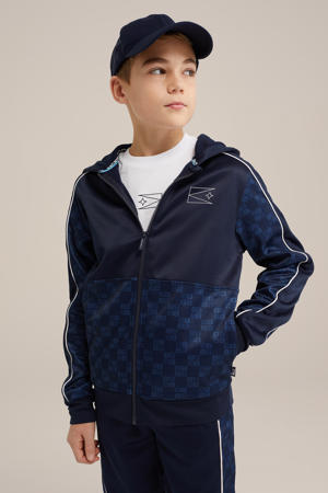 sweatvest donkerblauw