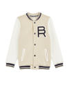 Wit/beige/donkerblauw