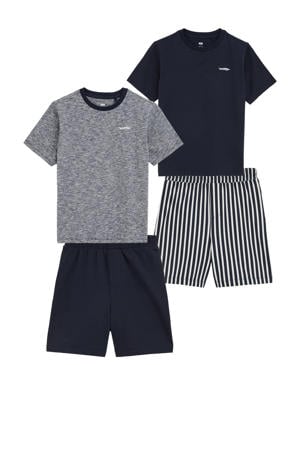 Pyjamaset - (set van 2) donkerblauw