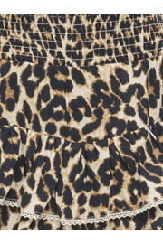 thumbnail: KIDS ONLY GIRL skort met panterprint zwart/beige