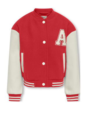 bomberjack rood/wit