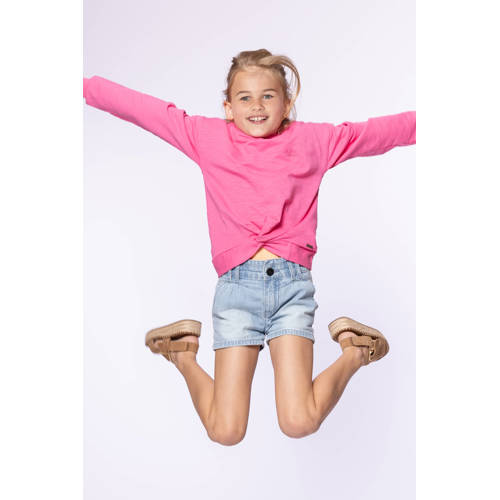 No Way Monday denim short medium blue denim Korte broek Blauw Meisjes Katoen - maat 110 afbeelding