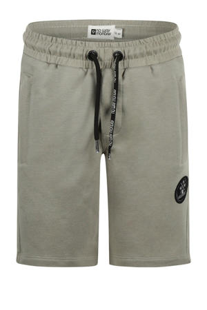 sweatshort grijsgroen
