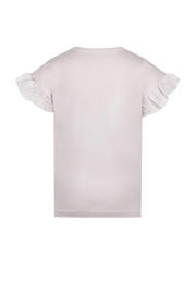 thumbnail: No Way Monday T-shirt lichtroze broderie