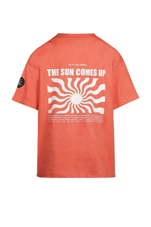 T-shirt koraalrood