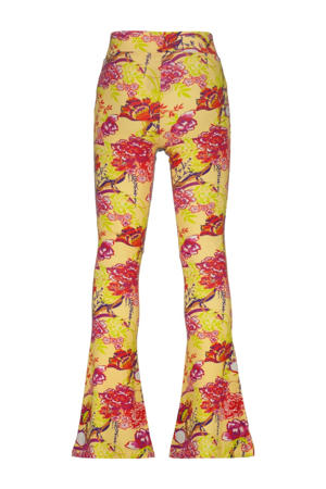 flared legging geel