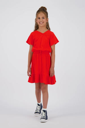 midi jurk rood