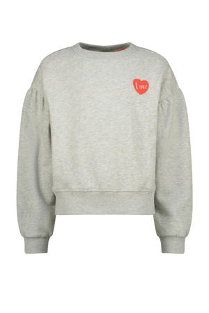 sweater grijs melange