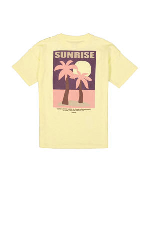 T-shirt lichtgeel