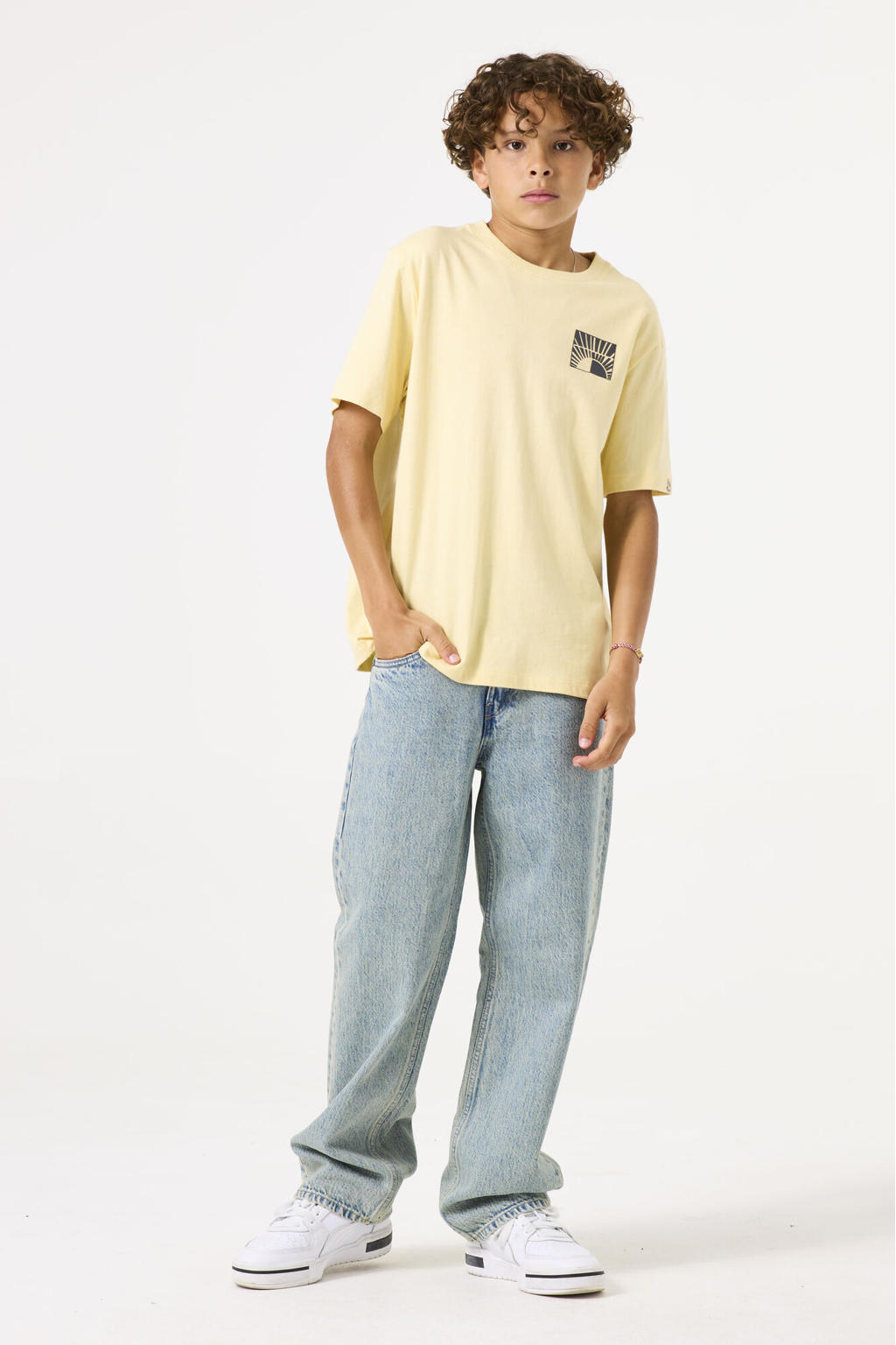 Garcia T-shirt geel