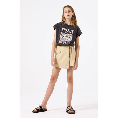 Garcia skort beige Rok Meisjes Katoen Effen