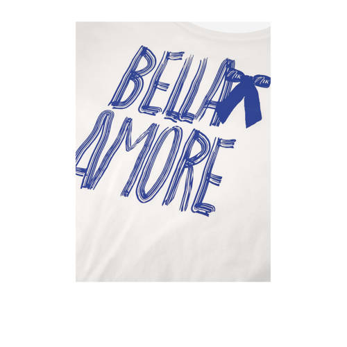 NIK&NIK T-shirt wit Meisjes Katoen Ronde hals Backprint