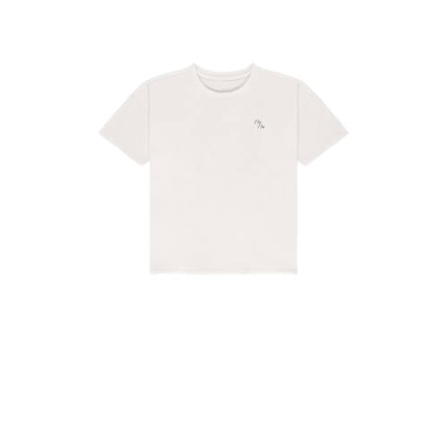 NIK&NIK T-shirt wit Meisjes Katoen Ronde hals Backprint