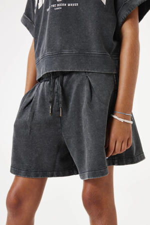 relaxed sweatshort grijs