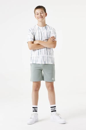 relaxed sweatshort lichtgroen