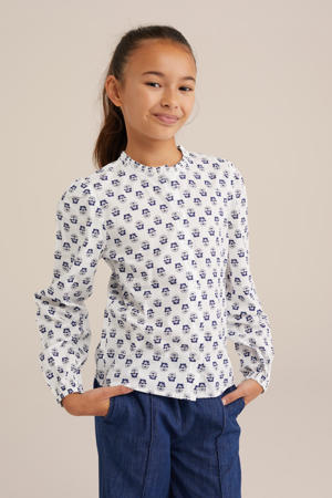 blouse donkerblauw