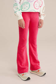 thumbnail: WE Fashion flared broek fel roze