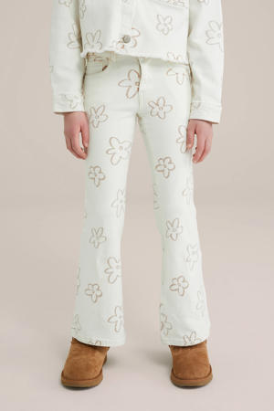 flared jeans ecru