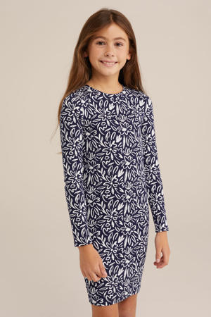 bodycon jurk donkerblauw