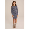 WE Fashion bodycon jurk donkerblauw