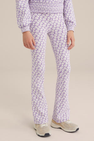 flared broek paars