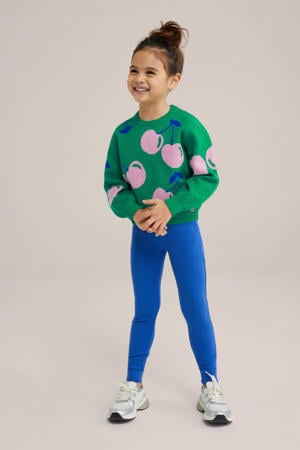 skinny legging blauw