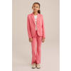 WE Fashion regular fit blazer roze