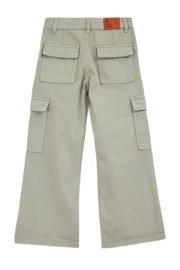 thumbnail: WE Fashion Blue Ridge loose cargo broek grijsgroen