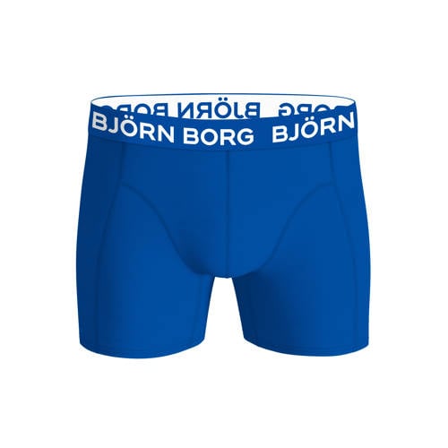 Björn Borg boxershort - set van 3 blauw/donkerblauw/zwart Jongens Stretchkatoen