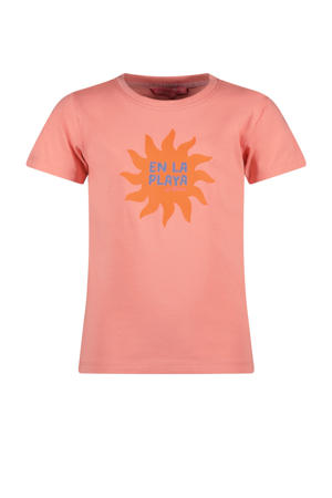 T-shirt zalm