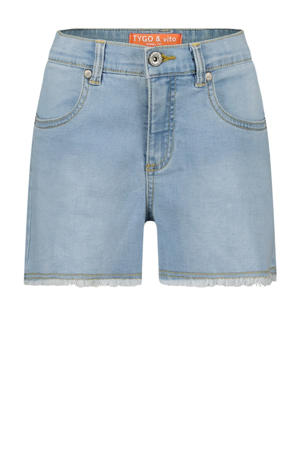 denim short light blue denim