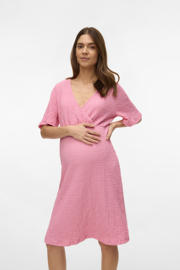 thumbnail: MAMALICIOUS zwangerschaps- en voedings korte jurk roze