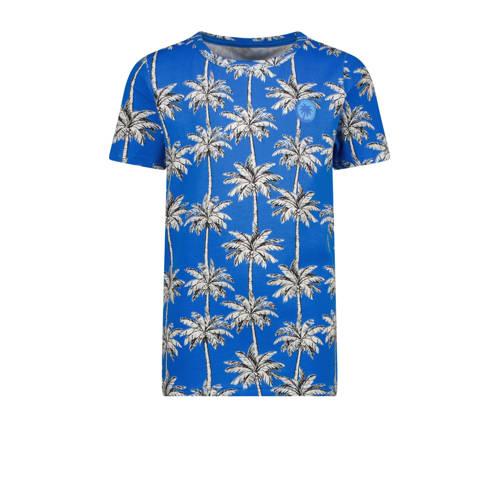 Vingino shortama Wynne zwart Jongens Stretchkatoen Ronde hals All over print